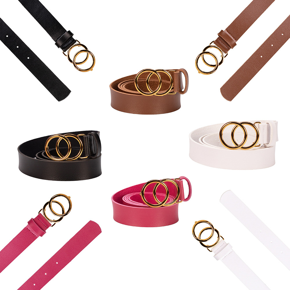 Fotografia de produtos profissionais de cintos e gravatas