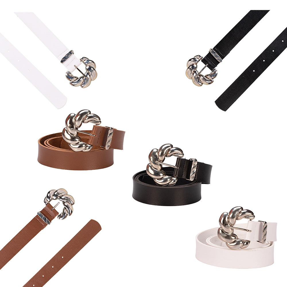 Fotografia de produtos profissionais de cintos e gravatas