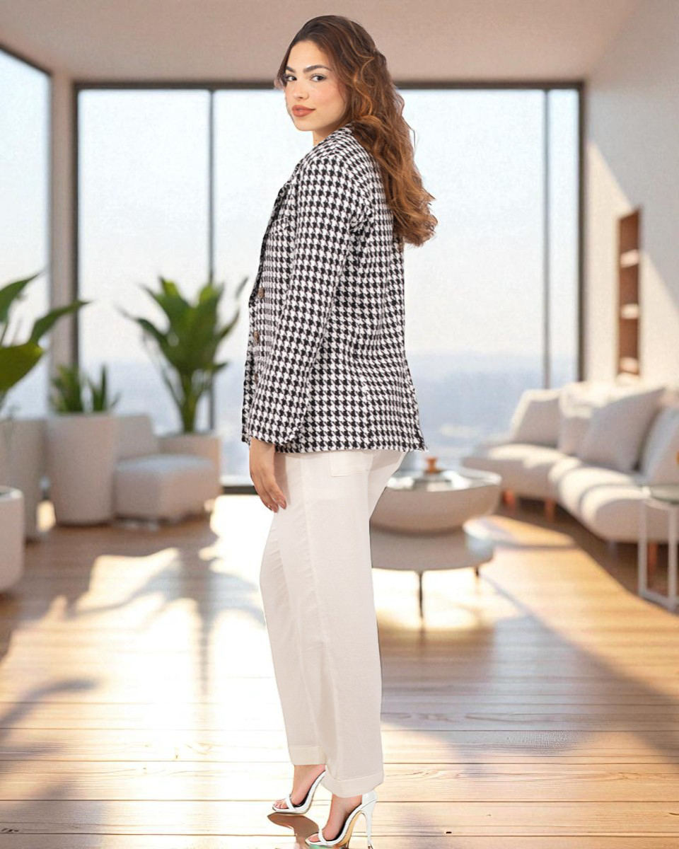 Fotografia de roupas profissional com modelo ambientada